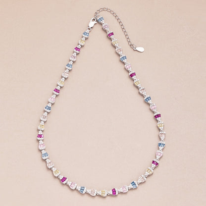 Radiant Colorful Rainbow Necklace