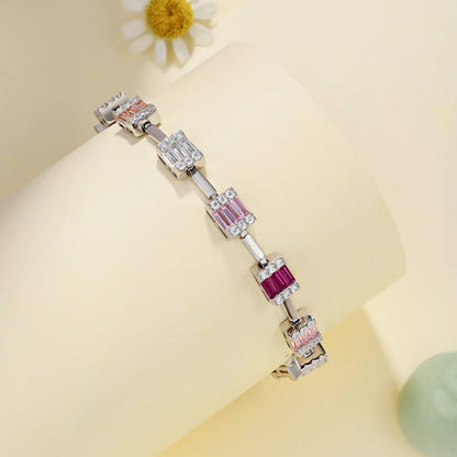 Dainty Charming Emerald Cut Daily Bracelet