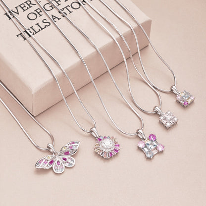 Charming Flower Colorful Necklace