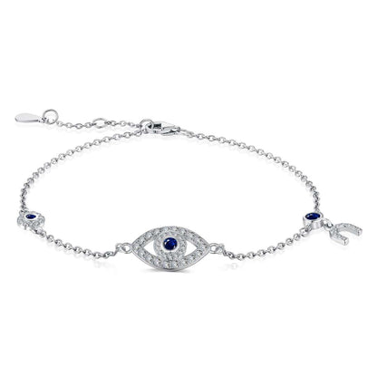 Dainty Eye Shape Necklace