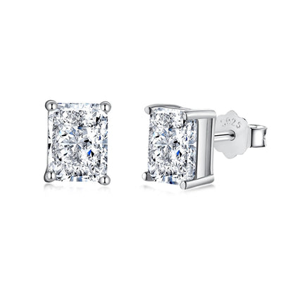 Radiant Luxurious Princess Cut Daily Earrings