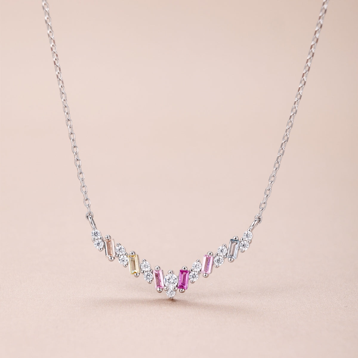 Dazzling Rainbow Necklace