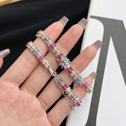 Sparkling Exquisite Multi Cut Party Bracelet