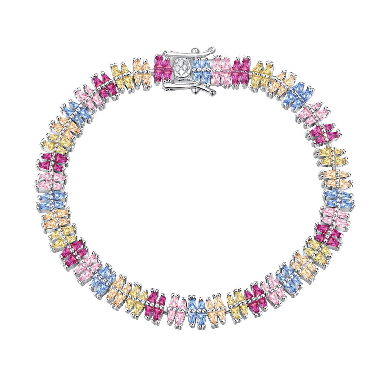 Sparkling Exquisite Multi Cut Party Bracelet