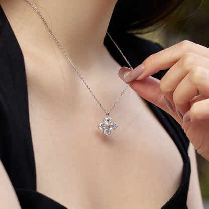 Four-Leaf Clover And Eight-Pointed Star Necklace