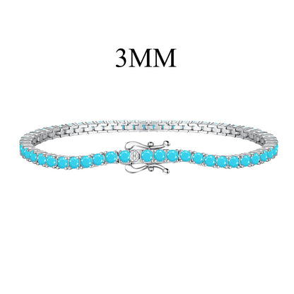 Dainty Charming Round Cut Tennis Bracelet