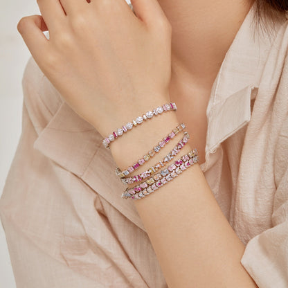 Delicate Colorful Multi Cut Daily Bracelet