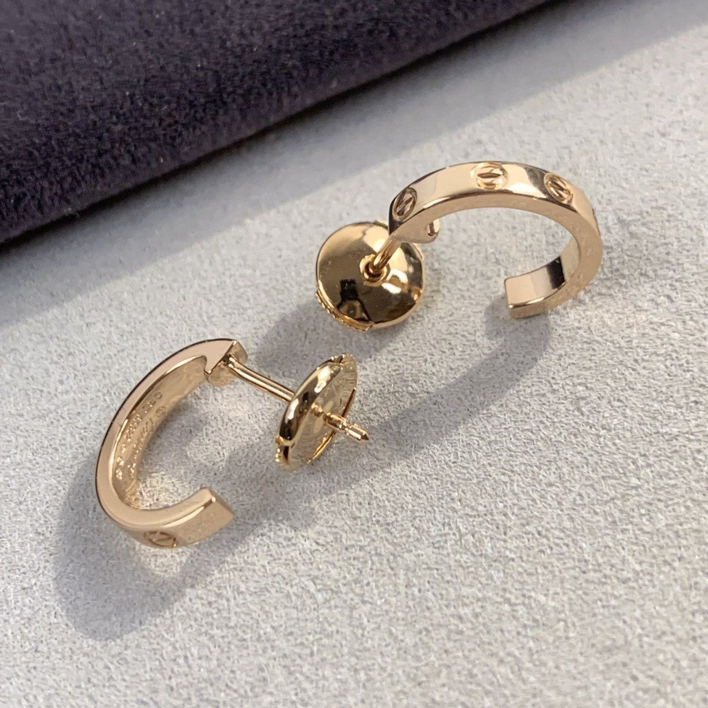 [Love More] LIEBE OHRRINGE 2,65MM ROTGOLD 