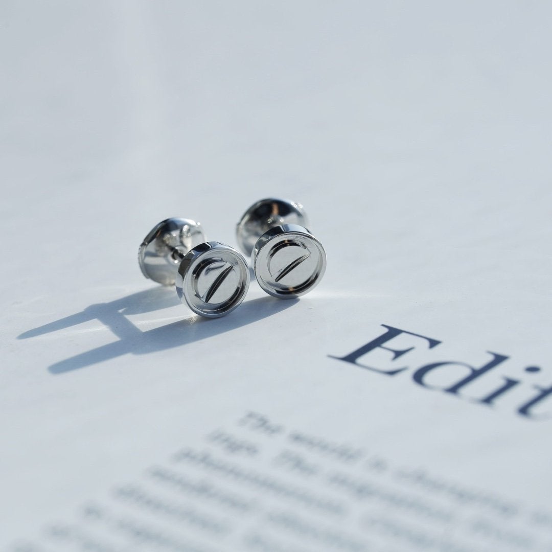 [Love More]LIEBE OHRRINGE SILBER 10MM