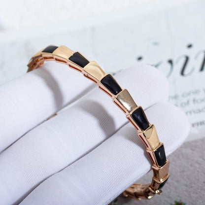 [Love More]SERPENTI ARMBAND ROTGOLD ONYX