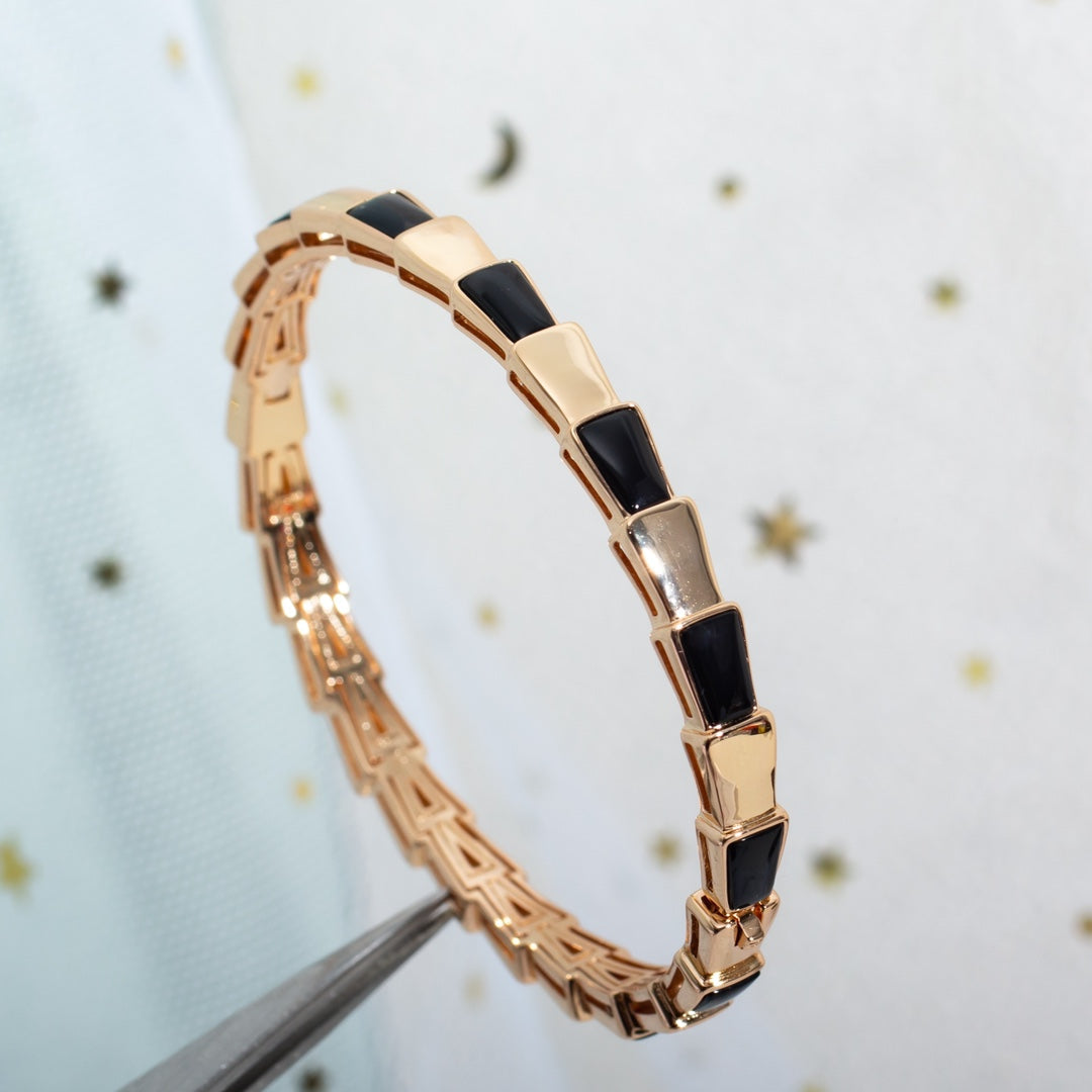 [Love More]SERPENTI ARMBAND ROTGOLD ONYX