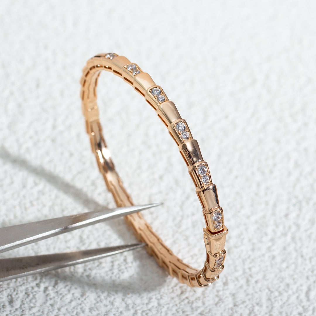 [Love More]SERPENTI SMALL BRACELET PINK GOLD DIAMOND