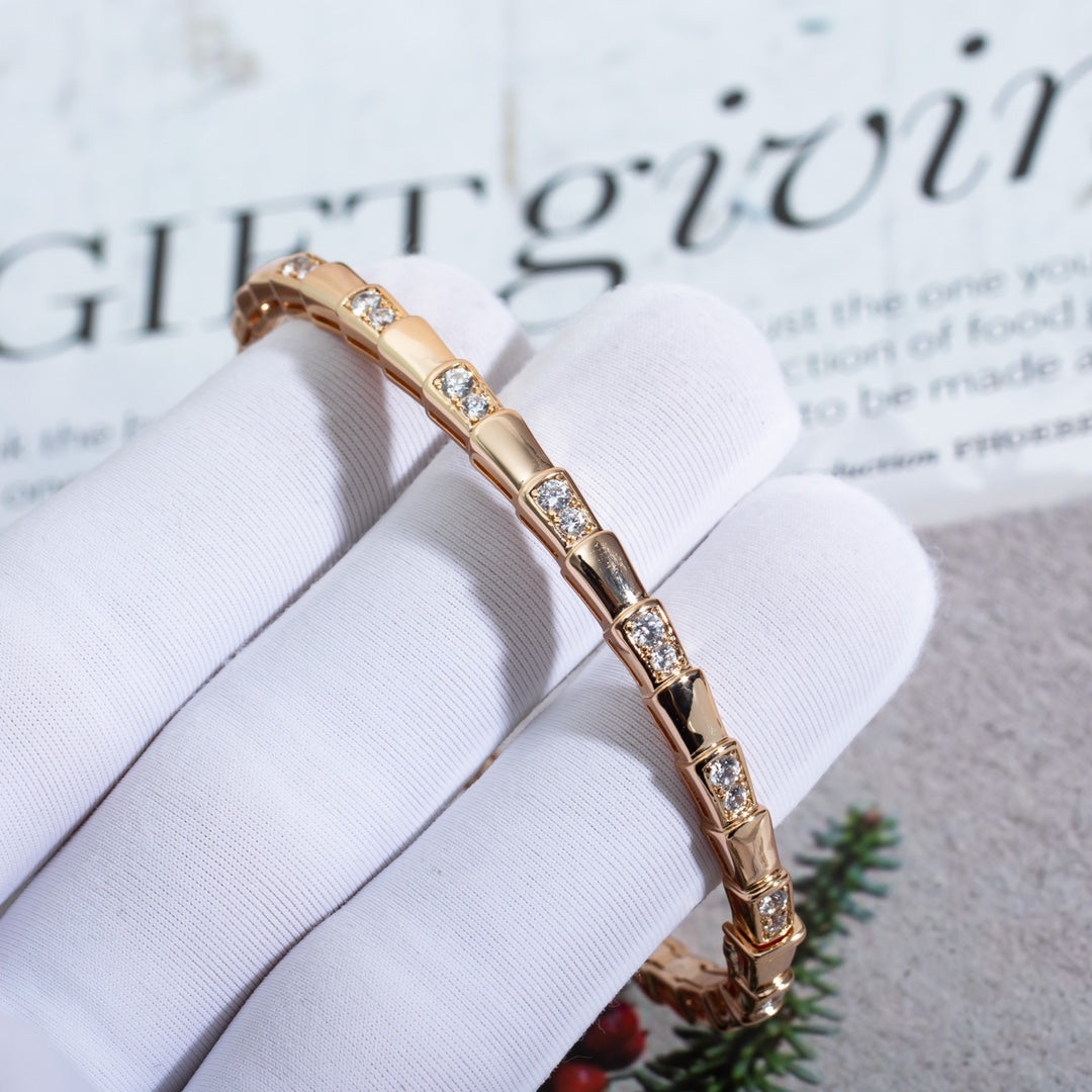 [Love More]SERPENTI ARMBAND ROTGOLD DIAMANT