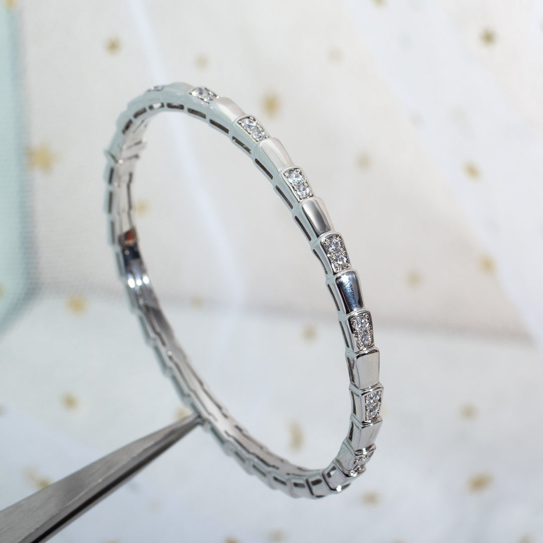 [Love More]SERPENTI ARMBAND SILBER DIAMANT