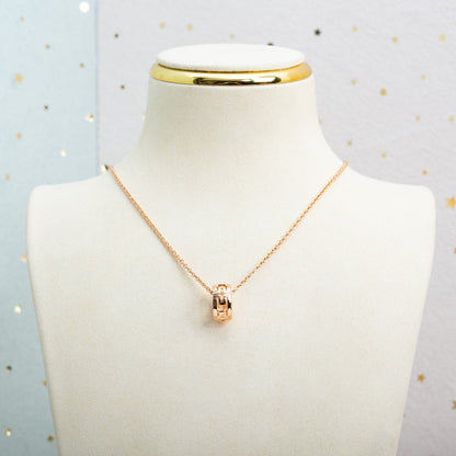 [Love More]PARENTESI HALSKETTE ROSA GOLD