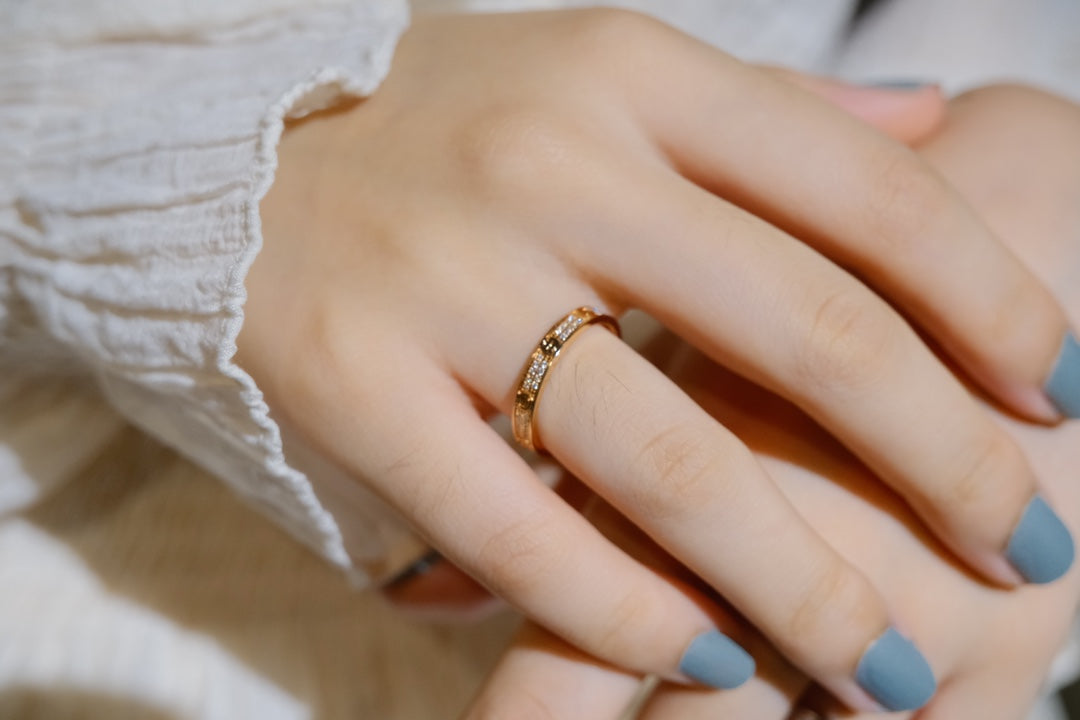 [Love More]LOVE RING 2.65MM DIAMOND