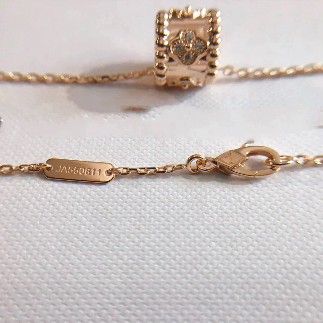 [Love More]PERLEE PEDANT NECKLACE GOLD / ROSE GOLD