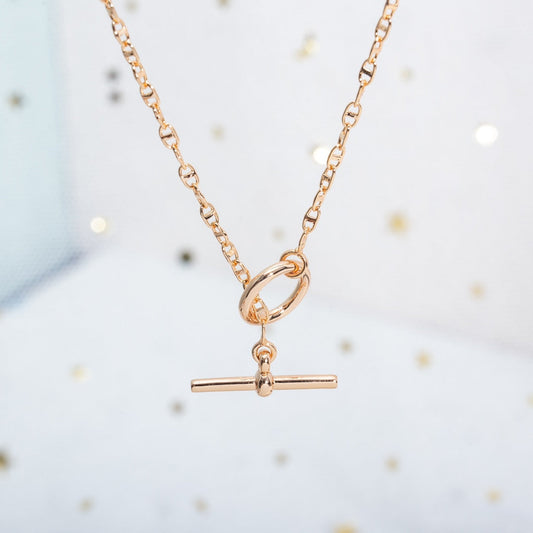 [Love More]ECHAPPEE HALSKETTE ROSA GOLD