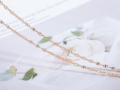 [Love More]ECHAPPEE NECKLACE PINK GOLD