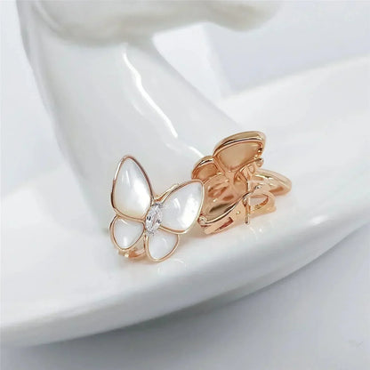 [Love More]BUTTERFLY MOP DIAMOND EARRINGS