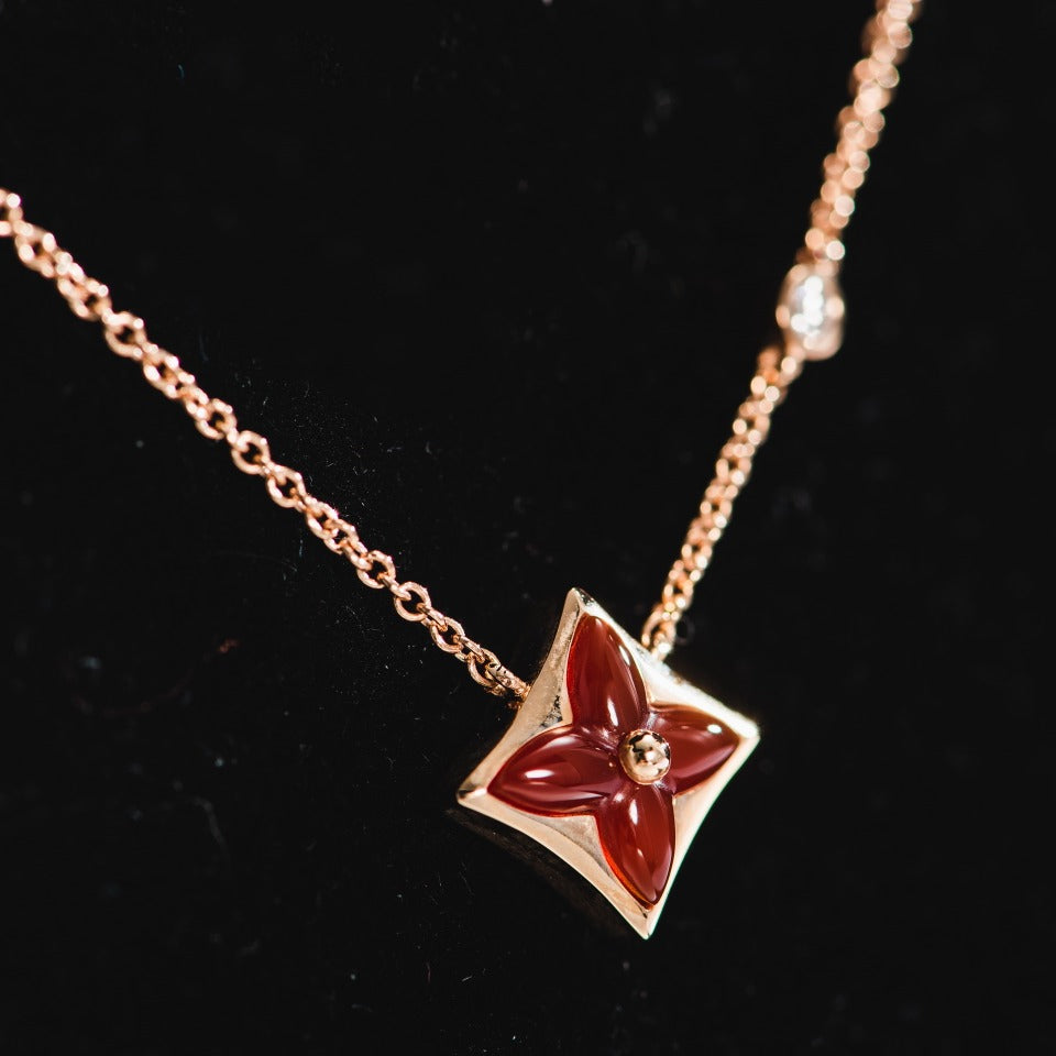 [Love More]Sternkette Roségold 1 Diamant