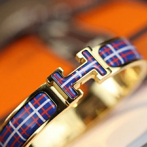 [Love More]H TARTAN ARMBAND 12MM