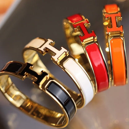 [Love More]H-Armband 12 mm Gold