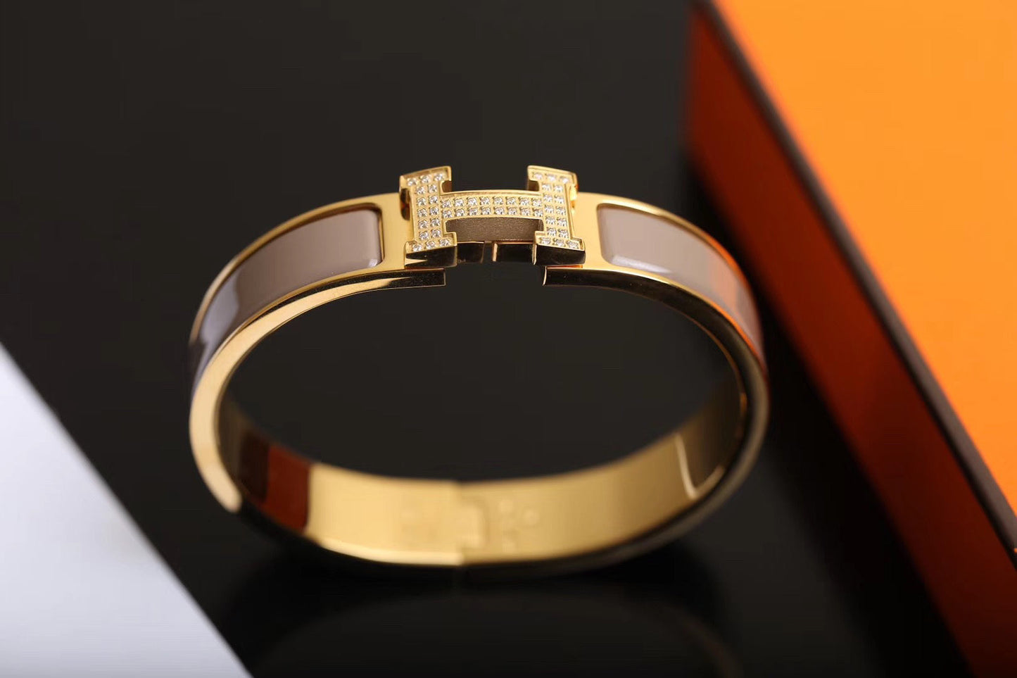 [Love More]H ARMBAND GOLD DIAMANT