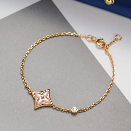 [Love More]STAR 1 DIAMANT ROSGOLDARMBAND