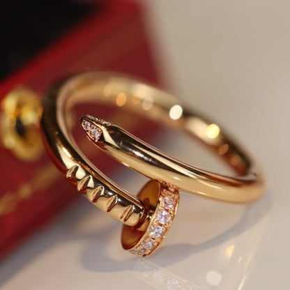 [Love More]JUSTE RING 2,65 MM GOLD DIAMANT