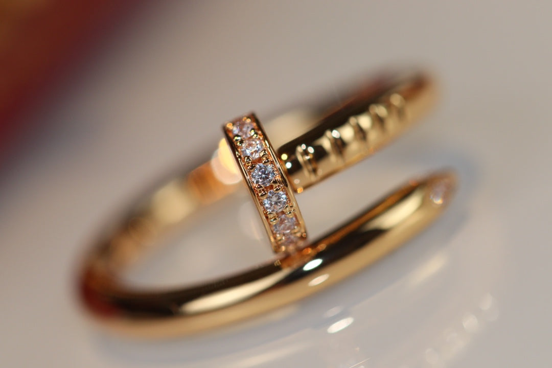 [Love More]JUSTE RING 2,65 MM GOLD DIAMANT