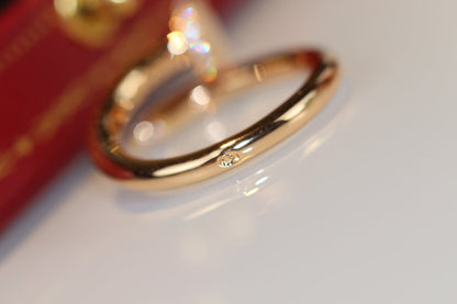 [Love More]JUSTE RING 2,65 MM GOLD DIAMANT