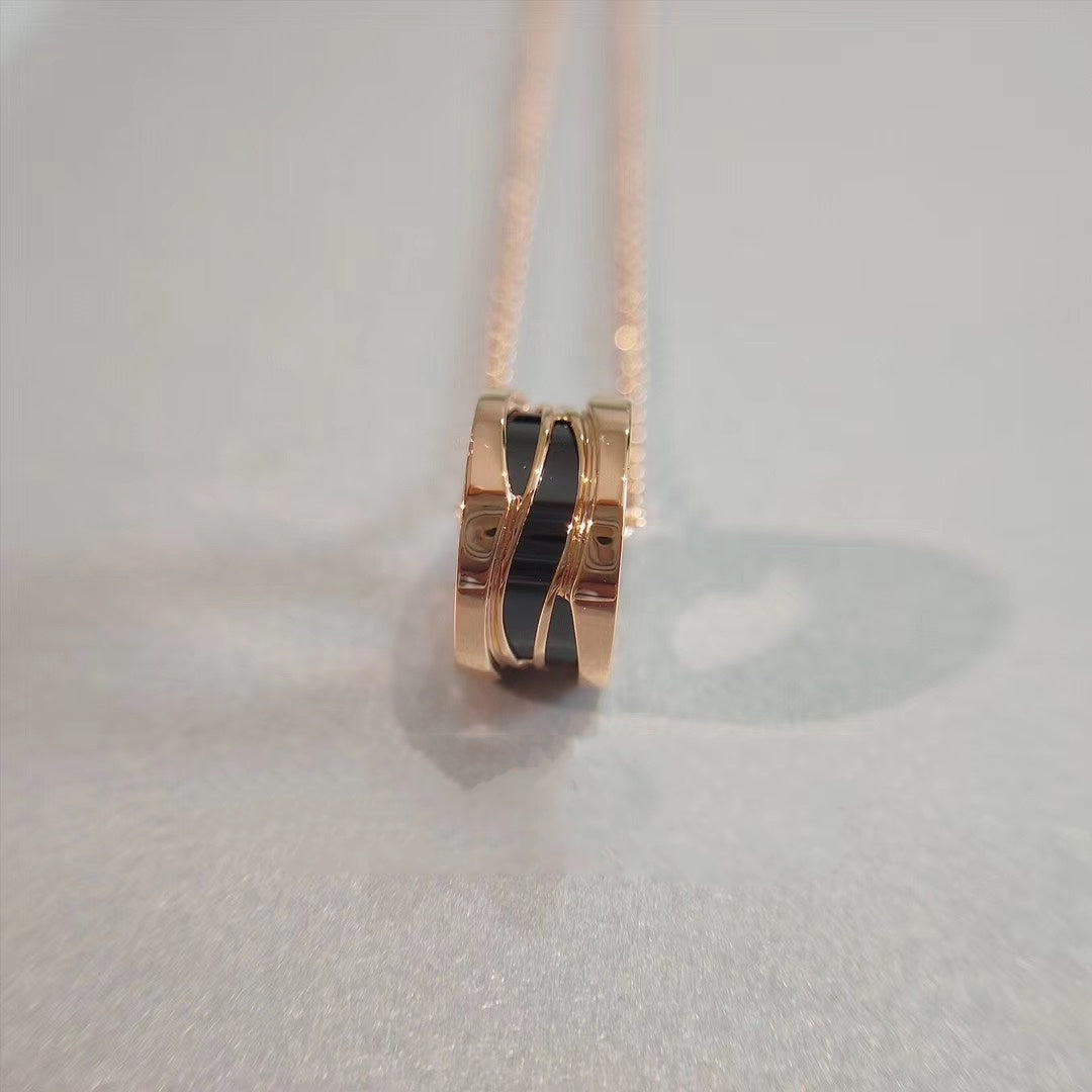 [Love More]ZERO 1 NECKLACE PINK GOLD