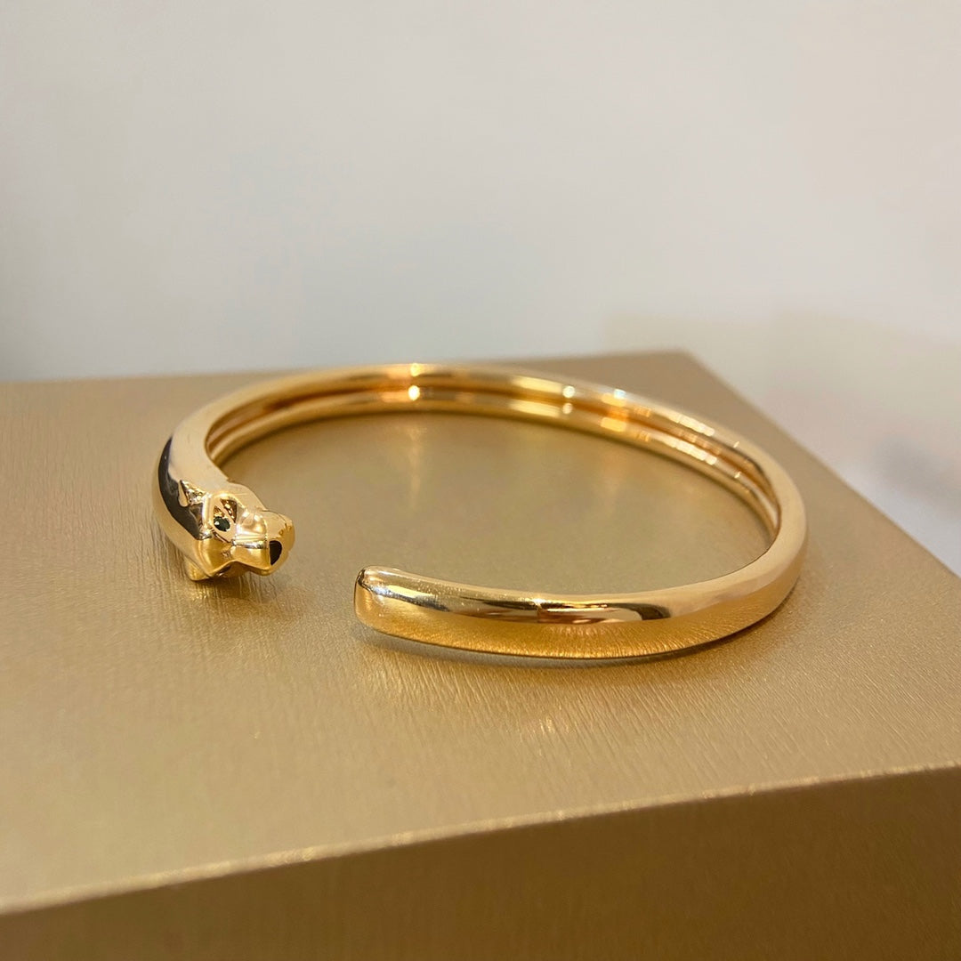 [Love More] PANTHERE GOLD OFFENES ARMBAND