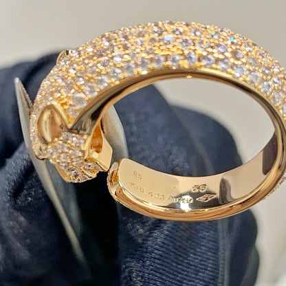 [Love More] PANTHERE ROSÉGOLD-DIAMANTRING