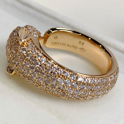 [Love More] PANTHERE ROSÉGOLD-DIAMANTRING