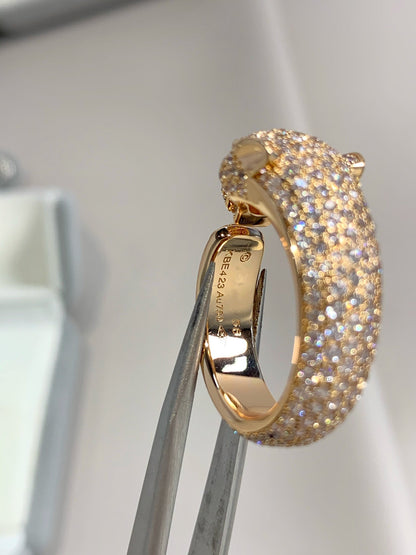 [Love More]PANTHERE PINK GOLD DIAMOND RING