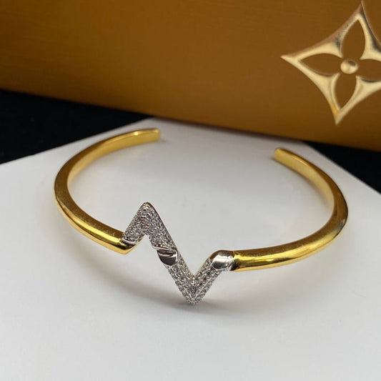 [Love More]VOLTE UPSITE DOWN DIAMANT GOLD OFFENES ARMBAND