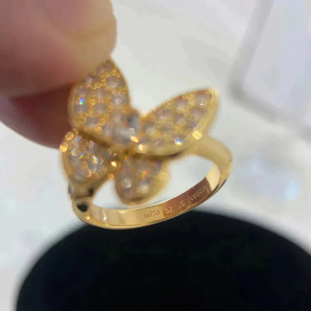 [Love More]BUTTERFLY DIAMOND RING