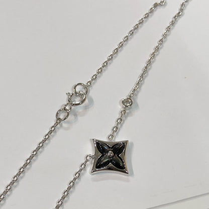 [Love More]STAR BLACK MOP NECKLACE