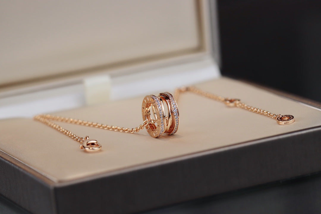 [Love More]ZERO 1 PINK GOLD NECKLACE