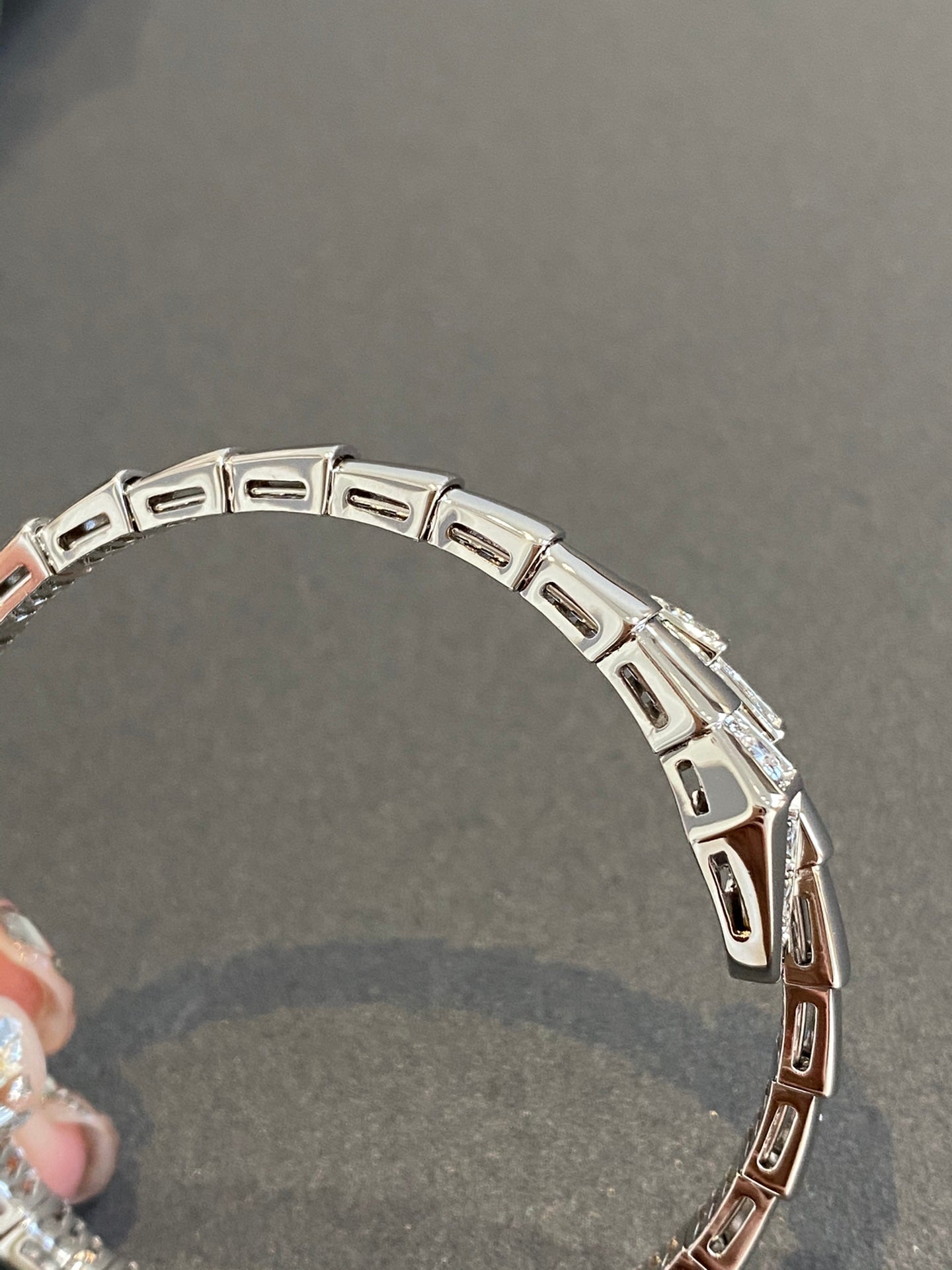 [Love More]SERPENTI ARMBAND DIAMANTEN SILBER