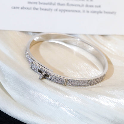 [Love More]KELLY BRACELET DIAMOND PAVED