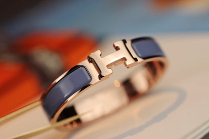 [Love More]H ARMBAND 12MM BLAU GRAU