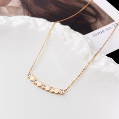 [Love More]BEE MY LOVE DIAMOND NECKLACE