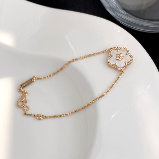 [Love More]LUCKY SPRING ROSE GOLD MOP BRACELET