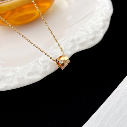 [Love More]BEE MINI PEDANT DIAMOND NECKLACE