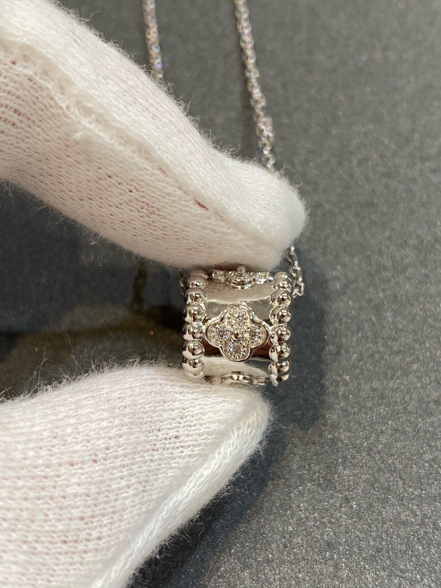 [Love More]PERLEE PEDANT SIVLER DIAMOND NECKLACE