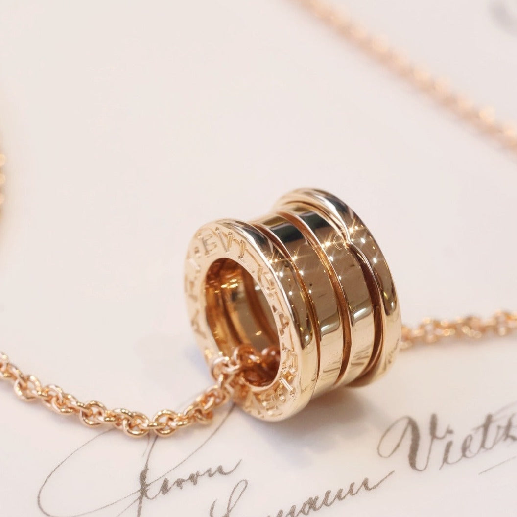 [Love More]ZERO 1 PINK GOLD NECKLACE