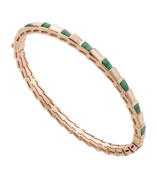 [Love More]SERPENTI ARMBAND ROTGOLD MALACHIT 